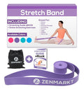 Ballet Stretch Bands for Flexibility, Strength and Dance Training | Ideal for Ballet, Gymnastics, Cheerleading and Pilates, Perfect for Practice, Training and Competitions - color: Purple