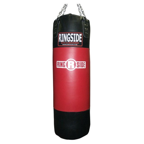 Ringside Soft Filled Powerhide Heavy Bag - color: Red / Black, size: 130-Pound