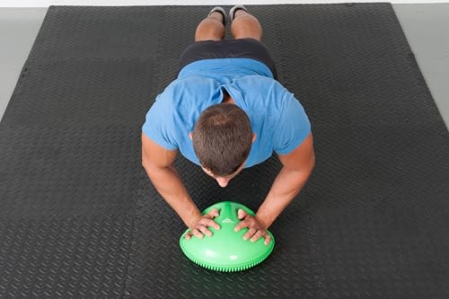 Black Mountain Products Exercise Balance Stability Disc with Hand Pump - color: Blue