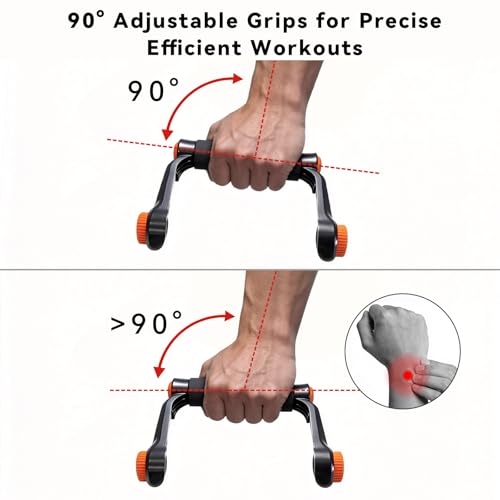 Twister Arm Trainer with Push-Up Grips, Adjustable Resistance (20-90LB), Unisex Chest Workout Equipment, Spring Resistance Exerciser for Muscle Building & Shaping - size: 40-90lbs
