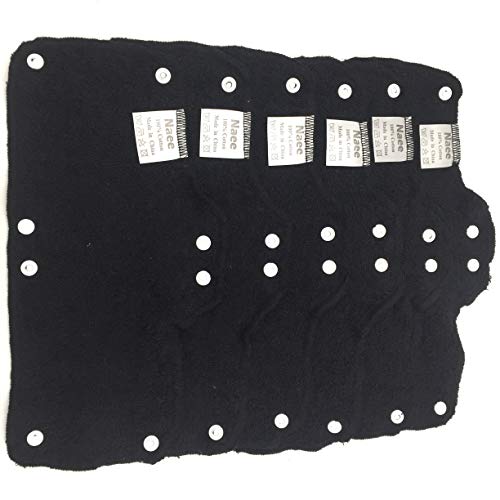 Black Sweatband for Hard Hat Washable Velvet Terry Cotton Hard Hat Liner NAEE snap on (6) - color: Black