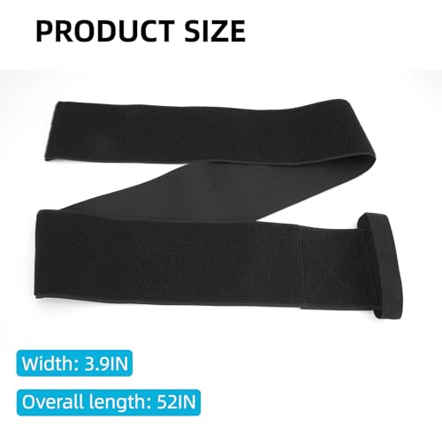 Wheelchair Thigh Leg Strap with Handle, One Handed Release Wheelchair Strap Seat Belt Leg Support Strap for Elderly Dementia Paralysis Parkinson's - size: 1PCS With Handle