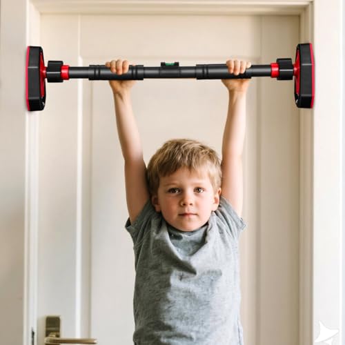 Mipcase Pull up Bar for Doorway No Drill Pull up Bar with Secure Locking and Comfortable Grip Home Fitness Equipment for -Ups Chin-Ups Upper Body Strength Training 39.37 X 6.10 X 2.75 in