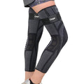 Caspe Leg Compression Sleeve With Strap, Full Length Thigh Knee Calf Support, Knee Compression Sleeve Women & Men, Full Leg Support for Light Recovery, Daily Wear - size: Medium