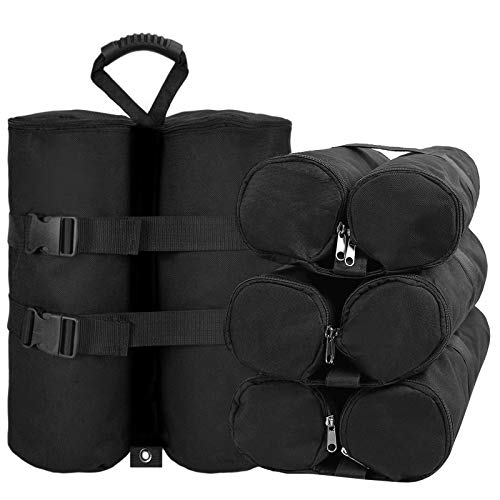 Plus Size Weight Bags(240 lbs) for Pop up Canopy Tent, 1680D Heavy Duty Leg Weights Sand Bags for Instant Outdoor Sun Shelter Canopy, Set of 4 - color: 240 lbs