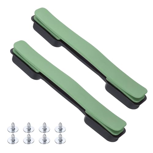 uxcell 2 Pcs Luggage Handle Replacement 8.5 Inch Suitcase Handle Carry Strap Plastic Pull Handle Grip Luggage Replacement Parts with Screws for Suitcase Box Luggage Case, Avocado Green - color: Avocado Green