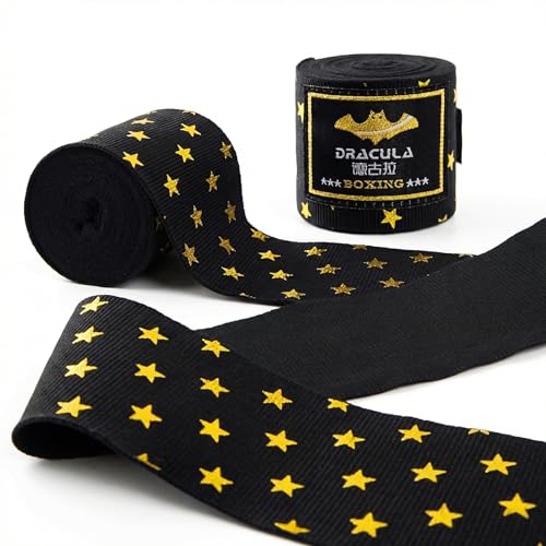 Toichi Hand Wraps for Boxing, Muay Thai, MMA –5M/197 Inches Kickboxing Hand Wraps for Men & Women, Protective Training Wrist Strips for Combat Sports, Martial Arts, Punching Bag Workout - color: Starlight