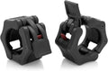 USA Made Olympic Barbell Collar 2 inch Quick Release Pair of Locking 2" Pro Weight Bar Plate Locks Clamp Clips for Workout Weightlifting Fitness Training - color: Red-key, style: Classic Imported