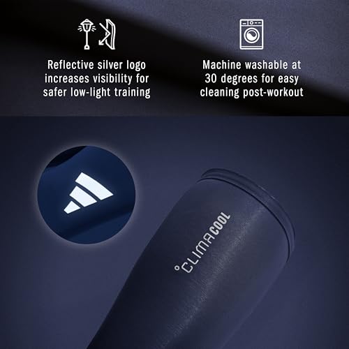 adidas Climacool Compression Arm Sleeves - color: Navy, size: Adult Large/Extra-Large