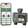 WiFi Water Timer, Hose Timer 984ft Long Range RF with Gateway, App Control, 8-Month Battery, Weather Delay, 3/4" Smart Irrigation Controller - style: 2-Zone