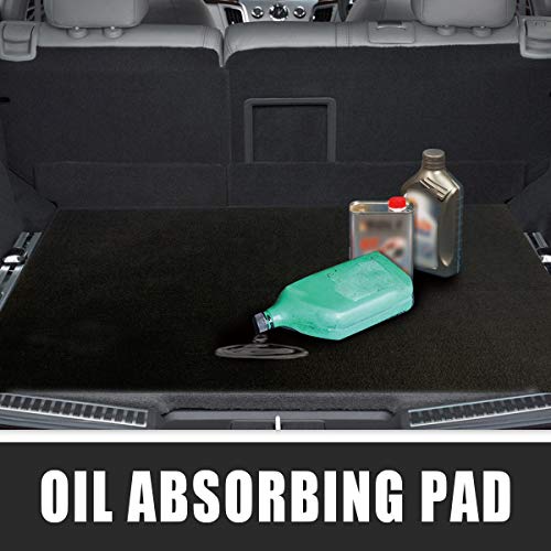 LINLA 61 x 39 in-Absorbent Oil Mat Contains Liquid Garage Floor Mat, Motorcycle Mat for Garage，Reusable, Washable, Protects Garage Floor or Driveway Surface, Shop,Parking, - size: 5'1" x 3'3"