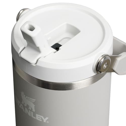 STANLEY IceFlow 2.0 Flip Straw Tumbler with Handle 30 oz | Twist On Lid and Flip Up Straw | Leak Resistant Water Bottle | Insulated Stainless Steel | BPA-Free | Ash - color: Ash, size: 30 Ounces