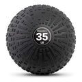 Marcy Slam Ball, 10–50 lbs Dead Weight, Non-Bounce, Sand-Filled Medicine Ball with Durable PVC Shell & Textured Grip for Slams, Tosses, Core & Full Body Training - size: 35 LB