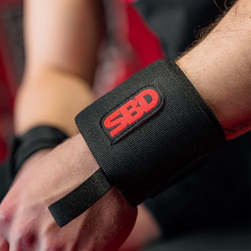 SBD Stiff Wrist Wraps – Maximum Support & Stability for Lifting, Powerlifting & Strength Training – IPF Approved, Made in Great Britain - size: Medium