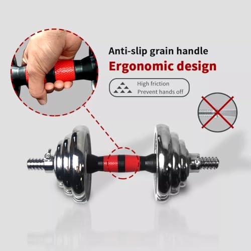 Adjustable Dumbbell Set 44lb/66lb/110lb Home Weight Lifting Professional Dumbbell for Body Workout Home Gym with Carrying Bag Silver - size: 66 lbs