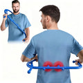Trigger Point Massage Tool,Two Shapes Handheld Back and Neck Massager for Pain Relief,Muscle Release Tool Manual Massage Hook Back Neck Shoulder Massager Blue - Gift for Women & Men - color: Blue
