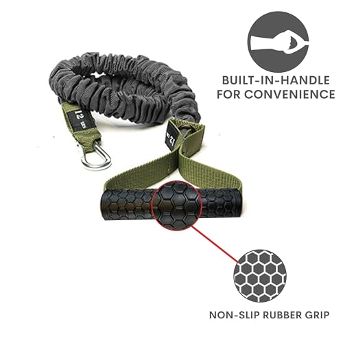 Resistance Cords - Cross Anchored Shoulder Exercise Bands - Ideal for Dynamic Warmups and Physical Rehab - One Pair of Cords - 4KOR Fitness - color: 12 lbs