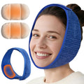 Face Heating Pad for TMJ Pain Relief, Moist Heat Microwave Heated Wrap for Jaw, Wisdom Teeth Recovery, Reducing Symptoms of Jaw Clicking, Relaxing Face Muscles, Oral Facial Surgery