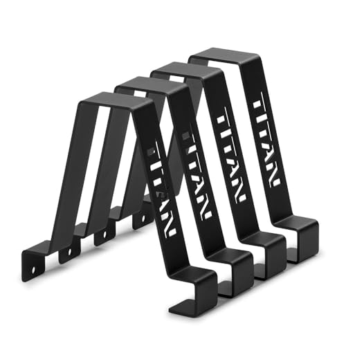 Titan Fitness Set of 4 Dividers for Bumper Plate/Medicine Ball Shelf, Compatible with the Elite Series Mass Storage System for Home Gym Storage Organization