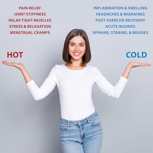 Reusable Hot & Cold Therapy Pack for Knee, Back & Shoulder Pain, Large | Flexible reusable therapy pack delivers soothing hot or cold therapy to help relieve pain, swelling, and muscle soreness. - size: Large - 10 x 13 Inch