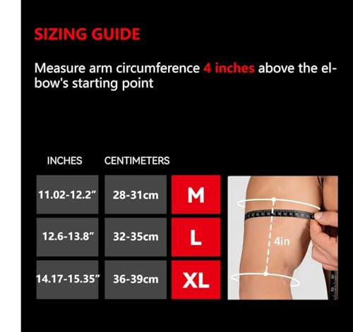 Weightlifting Elbow Brace(1 Pair), Elbow Sleeve with Dual Pressurization Design Straps for Bench Press, Powerlifting, Pressing, Neoprene Training Gear for Men and Women - size: X-Large