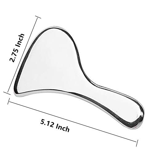 Medical Stainless Steel Gua Sha Muscle Scraper Tool-P Shape - style: C