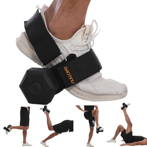 Monkey Foot Dumbbell Attachment for Glute Kickback Women's Leg Exercise Workouts at Home Adjustable Ankle Gym Strap Foot Weights Lifting Attachments Equipment for Men Hamstring Curls - size: 1PCS
