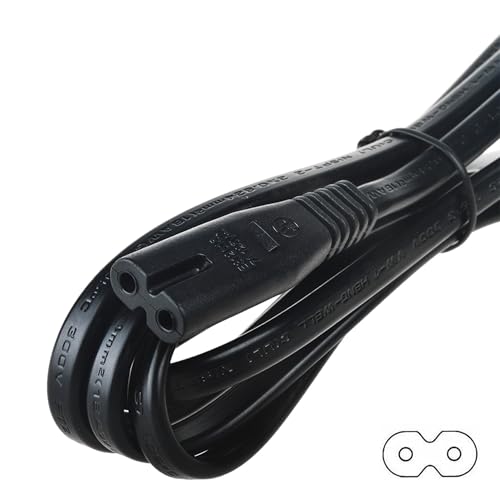 UL AC Power Cord Cable Plug Lead Compatible with STYNGT TT-205 Under Desk Elliptical Exercise Machine Portable Electric Seated Foot Pedal Exerciser Charging Cable