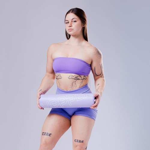 UPPPER Barbell Pad for Hip Thrusts, Glute Bridges, Neck Protection - 1.5” Thick Foam for Comfort and Support, Secure Hook-and-Loop Closure, Premium Materials - Fits Olympic & Standard Bars - color: Lavender 2.0