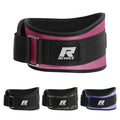 RitFit Weight Lifting Belt - Great for Squats, Lunges, Deadlift, Thrusters - Men and Women - 6 Inch Black/Camouflage - color: Pink, size: S(26"-32")