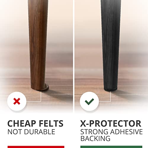 235 pcs Felt Furniture Pads Brown & Black X-Protector! Huge Quantity of Furniture Pads for Hardwood Floors – Your Ideal Wood Floor Protectors for Furniture. Protect Any Type of Hard Floor! - size: 235 PCS Brown & Black, Round & Square