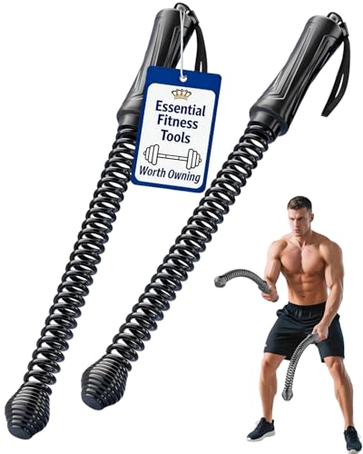 Weighted Ropeless Battle Ropes, 2026 New Cordless Battle Ropes for Home Gym, Heavy Duty Portable Endless Workout Rope Trainer for Strength Training, At Home Gym Equipment for Men & Women
