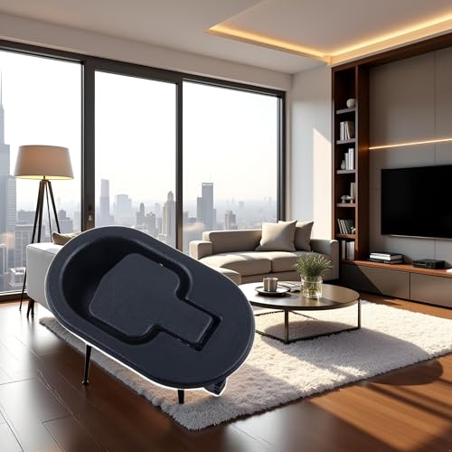 1PC Black Recliner Replacement Part Sofa Chair Couch Release Lever Pull Handle Replacement Recliner Handle ABS Plastic Fits Both A 6mm and 3mm Cable Replacement Parts