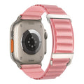 Alpine Loop Compatible with Apple Watch 3 Band 49mm 46mm 45mm 44mm 42mm 41mm 40mm 38mm Men Women, Nylon Sport Loop for Apple Watch Ultra 2/1 iWatch Series 11 10 9 8 7 6 5 4 3 2 1 SE - color: Pink Sand