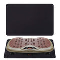 Non-Slip Anti Vibration Mat for Vibration Plate Machine, Noise Reducing Floor & Carpet Protector Pad, Shock Absorbing Vibration Pad Exercise Accessory for Most Vibration Platform Machines (Black, Only Mat)
