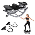 Rock Stepper for Exercise at Home, Lateral Motion Side Stepper with Monitor | 250LBS Loading Capacity Rocker Exercise Machine, Rock Stepper Side to Side with Resistance Band for Full Body Workout