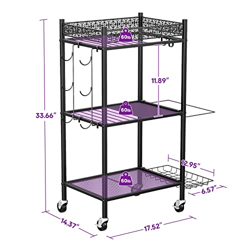 Yoga Mat Storage Rack, Home Gym Storage Rack, VOPEAK Workout Storage for Yoga Mat, Foam Roller, Gym Organizer Gym Equipment Storage for Home Exercise and Fitness Gear - color: BLACK
