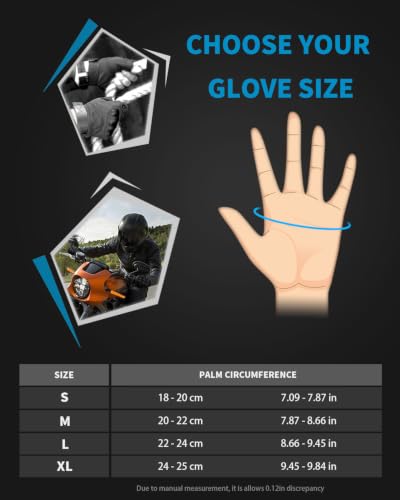 Fingerless Tactical Gloves for Gym, Motorcycle Gloves Hard Shell Knuckle Protection Leather Palm, Workout Cycling Airsoft Shooting Hunting Hiking Driving - size: Large