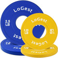 Logest Change Weight Plates 0.50LB 1.25LB 2.5LB 5LB Set Weight Plates for Olympic Bars Perfect for Strength Training Weight Plates Exercise Balance Increase Fractional Plate Olympic Bumper Plates - color: 1.25-2.5 LB (4 Piece Set)