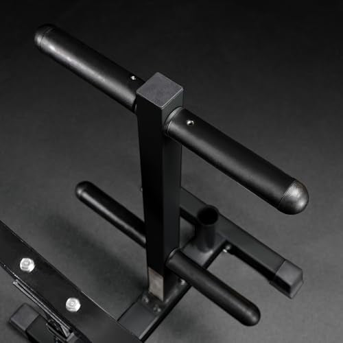 Valor Fitness Adjustable Standing Curl Station – Home Gym Arm Training Equipment for Preacher Curls with Barbell and Olympic Plate Support