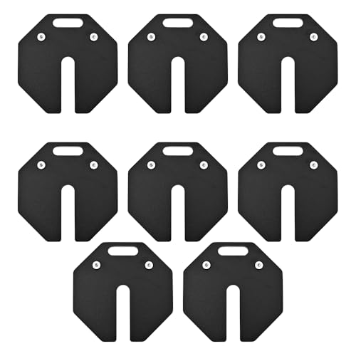 Adjustable Dumbbell Weight Plates, Each 5lb Durable Versatile - size: 40 LBS