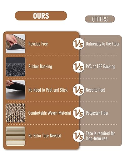 PADOOR Non Slip Stair-Treads,Rubber Backing Stair-Runners for Wooden Steps,15PCS Residue Free Carpet Stair Treads for Kids and Dogs 8"x30" Light Gray - size: 15PCS, style: Light Gray