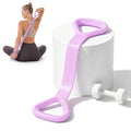Exercise Band - Figure 8 Resistance Bands with Handles, 30 lb Tension Rope for Arm/Back/Shoulder Training, Workout Equipment for Physical Therapy, Rehabilitation, Yoga, Pilates, Stretching - color: Purple