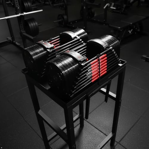 Commercial Heavy Duty Dumbbell/Kettlebell Rack Stand 500-800LBS | Heavy Duty One-Piece Welded Frame, Anti-Tip Non-Slip Base, Easy 6-Part 10-Min Assembly, Fitness Gear Storage for Garage - style: New-single - layered Adjustable Dumbbell Rack