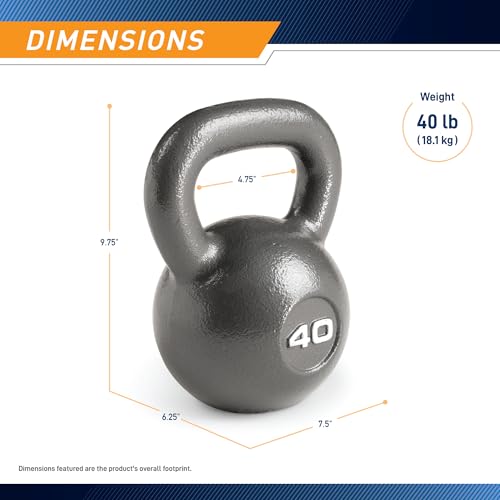 Marcy Hammertone Kettle Bells - 10 to 55 lbs. HKB Workout Weights - style: 40 lb