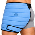 Comfpack Hip Ice Pack Wrap, 2 Hours Long Lasting Cold for Hip Replacement Surgery, Flexible & Evenly Cooling Reusable Ice Pack for Injuries, Sciatica, Bursitis, Hip Flexor Pain, Gift for Men Women(L) - size: Large