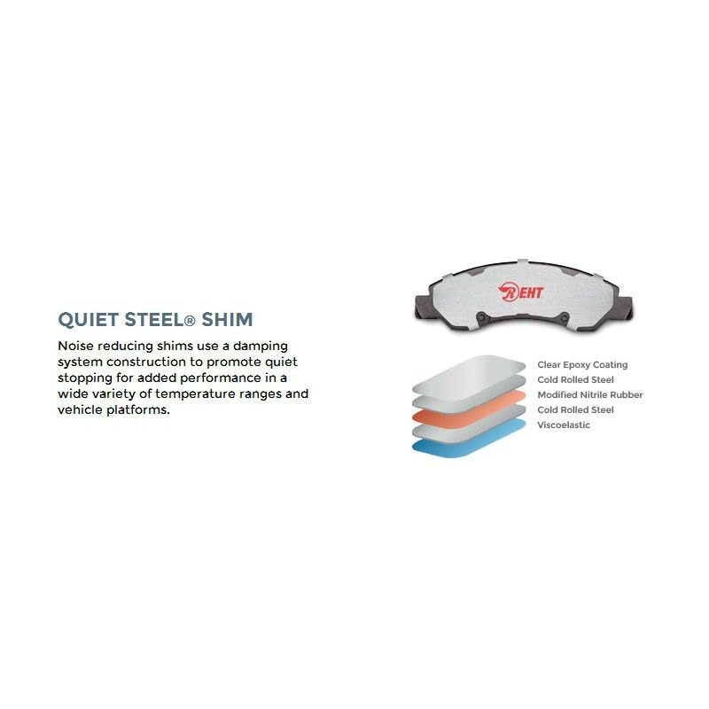 Raybestos DISC BRAKE PAD SET - EHT215 - size: One Size, style: EHT215
