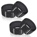 Cowboy Boot Straps, Adjustable Elastic Pant Leg Straps for Biking, Fishing, Hiking, Wading etc. - color: Black-4pcs