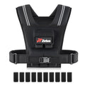 ZELUS Weighted Vest Men, 23lbs/36lbs/45lbs Adjustable Weight Vest with 10/16/20 removable Iron Weights and Reflective Strips, No-Bounce Design for Strength Training, Running, HIIT & Calisthenics - size: 23LB
