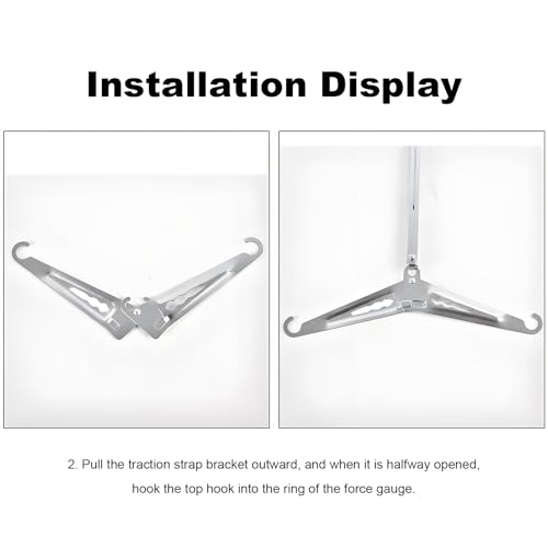 Adjustable Neck Traction Device, the Hook Design is controllable, the Gear Design Does not Need to Hang Heavy Objects, Easy to use, Effectively relieves Neck Pain, Suitable for Home or Outdoor